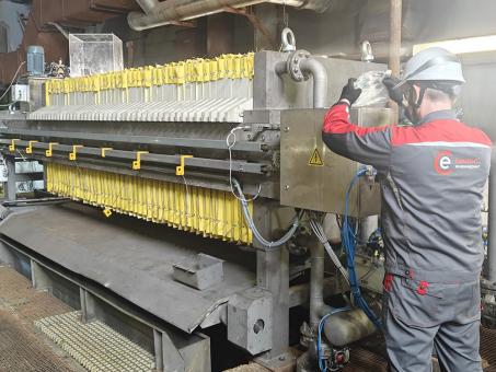 Поставка титанового фильтр-пресса  для АО «Кольская ГМК»